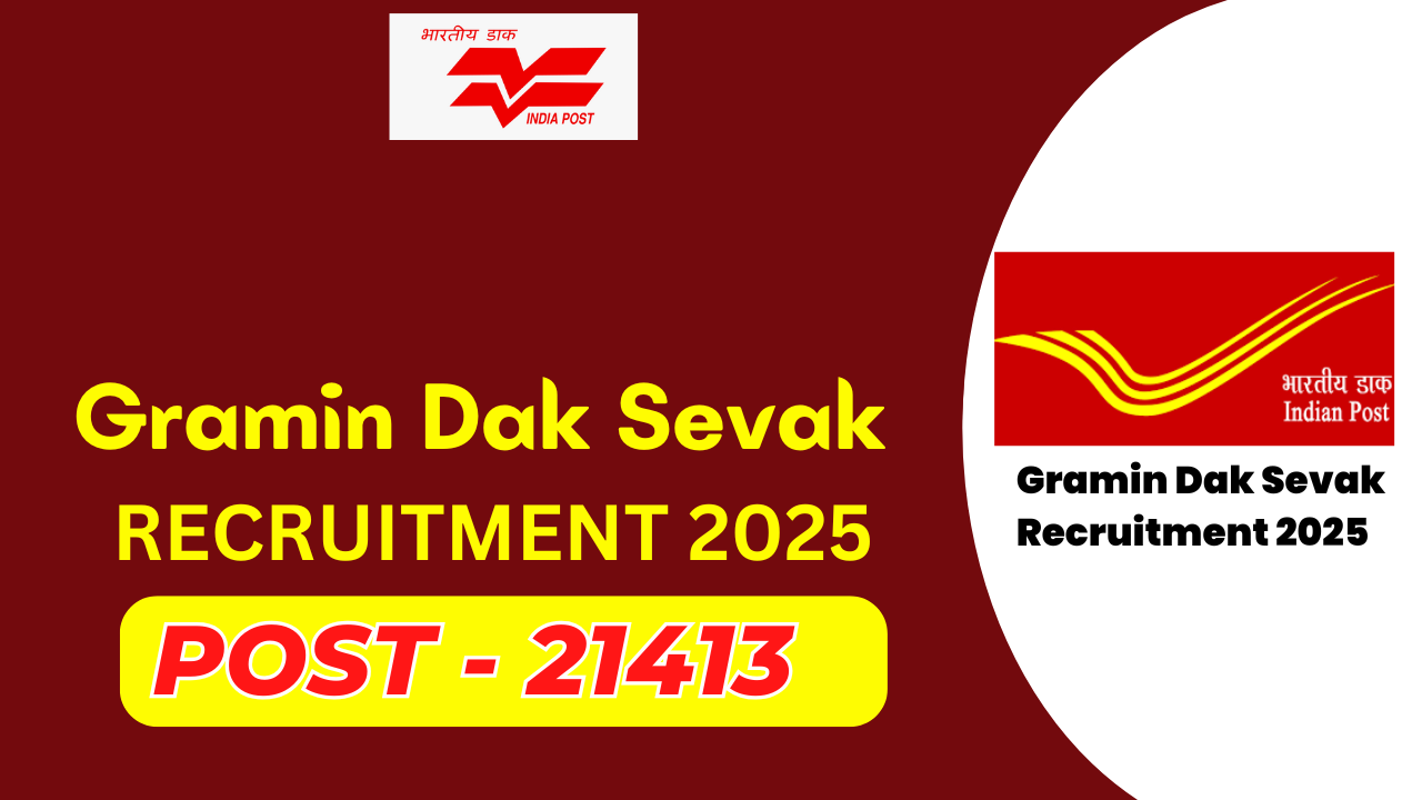 India Post Office GDS Recruitment 2025 For Dak Sevak, BPM Online Form