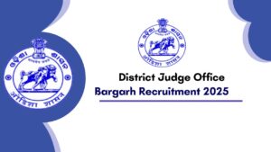 Bargarh District Judge Office Recruitment