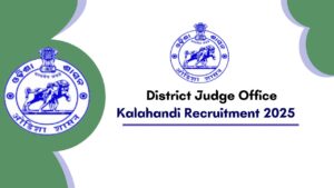 Kalahandi District Judge Office Recruitment