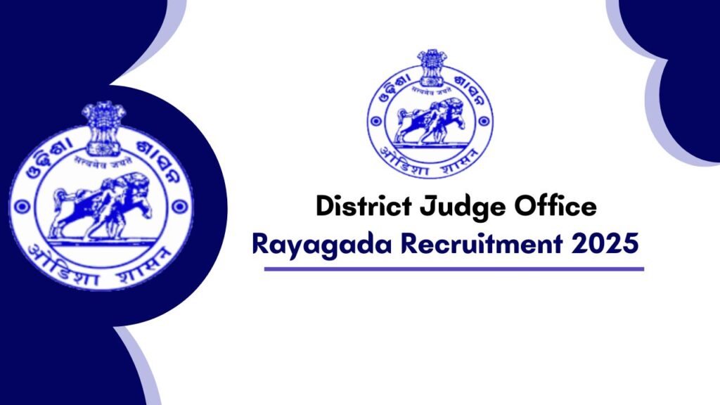 Rayagada District Judge Office Jobs