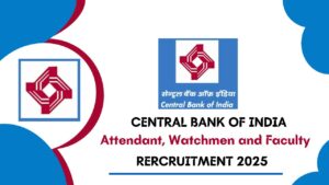 Central Bank of India Recruitment