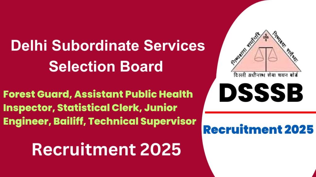 DSSSB Vacancy 2025