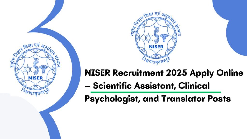 NISER Recruitment