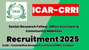 ICAR CRRI Recruitment