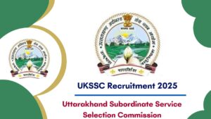 UKSSC Recruitment